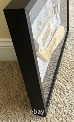 Wayne Gretzky Signed Stick Blade Shadowbox Display & Photo Upper Deck Coa /199