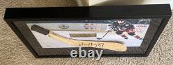 Wayne Gretzky Signed Stick Blade Shadowbox Display & Photo Upper Deck Coa /199