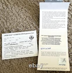 Wayne Gretzky Signed Stick Blade Shadowbox Display & Photo Upper Deck Coa /199