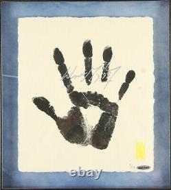 Wayne Gretzky Signed Tegata Actual Handprint Display LE 3/99 UDA Upper Deck