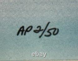 Wayne Gretzky Signed Woody Woodpecker Cel LE 02/50 Auto UDA COA Oilers HOF