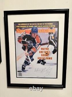 Wayne Gretzky Signed and Framed Sports Illustrated Photo Upper Deck Authentic