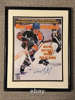 Wayne Gretzky Signed and Framed Sports Illustrated Photo Upper Deck Authentic