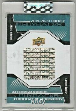 Wayne Gretzky Ssp /15 Auto 2019-20 Upper Deck Buybacks Number Crunchers Oilers