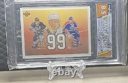 Wayne Gretzky THE GREAT ONE? 1991-92 UPPER DECK #38 99? GEM MINT HGA 8.5 1/1