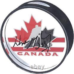 Wayne Gretzky Team Canada Autographed Acrylic Hockey Puck Upper Deck