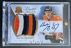 Wayne Gretzky The Cup Limited Logos /10 2015-16 Upper Deck Patch Auto AllStar