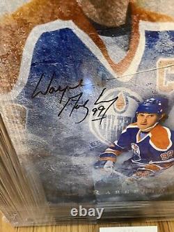 Wayne Gretzky Tiger Woods UDA Upper Deck Rarefied Air Signed Framed Photo /100