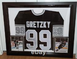 Wayne Gretzky UDA/Fanatics Double Authenticated Autographed Framed Jersey