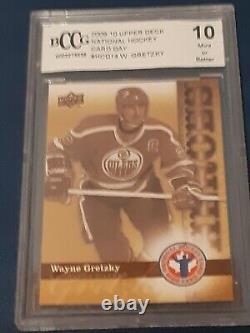 Wayne Gretzky Upper Deck 2009-10 National Hockey Card Day Oilers Graded BCCG 10
