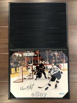 Wayne Gretzky Upper Deck Authenticated AUTO 802 Goal 8x10 Photo! LA Kings