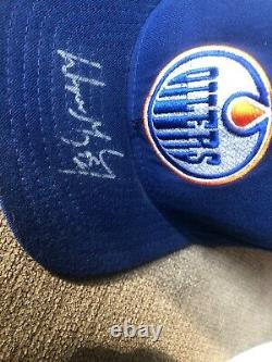 Wayne Gretzky Upper Deck Authenticated Signed Edmonton Oilers Cap #47/199