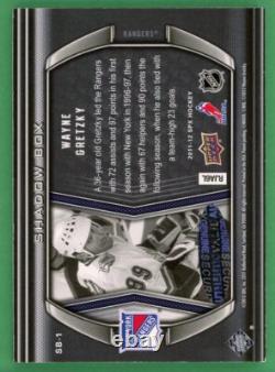Wayne Gretzky Upper Deck Buybacks Auto /3 #SB-1