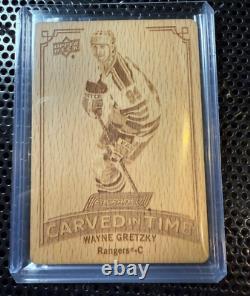 Wayne Gretzky Upper Deck Engrained 2023/24 NHL Carved in time SSP