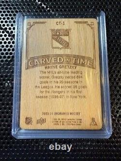 Wayne Gretzky Upper Deck Engrained 2023/24 NHL Carved in time SSP