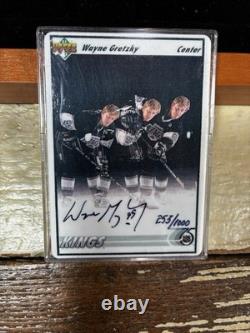 Wayne Gretzky, Upper Deck Hand Signed Porcelain Card With COA