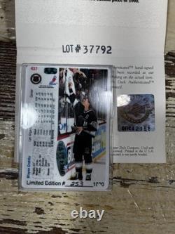 Wayne Gretzky, Upper Deck Hand Signed Porcelain Card With COA