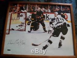 Wayne Gretzky Upper Deck Limited Edition 802 Goal Signed Photo Lmt Of 802,17x21