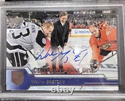 Wayne Gretzky Upper Deck Series One 2016-17 Ceremonial Puck Drop Auto Ssp Psa 8