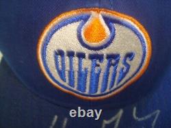 Wayne Gretzky Upper Deck Signed Edmonton Oilers Hat/coa