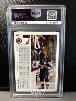 Wayne Gretzky signed 1991-92 UPPER DECK #437 PSA/DNA Certified Auto LA KINGS