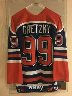 Wayne Gretzky signed auto Edmonton Oilers Jersey UDA Upper Deck Autheniticated