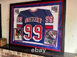 Wayne gretzky autographed framed jersey signed