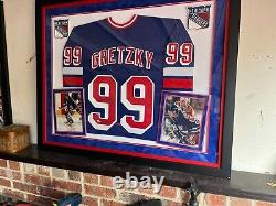 Wayne gretzky autographed framed jersey signed